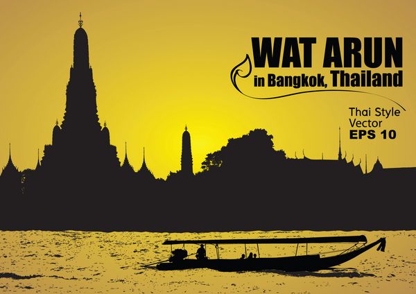 وکتور وات آرون در بانکوک تایلند