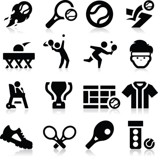 نمادهای تنیس
