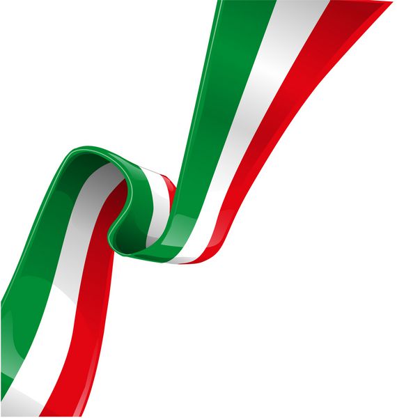 پس زمینه ایتالیایی با پرچم