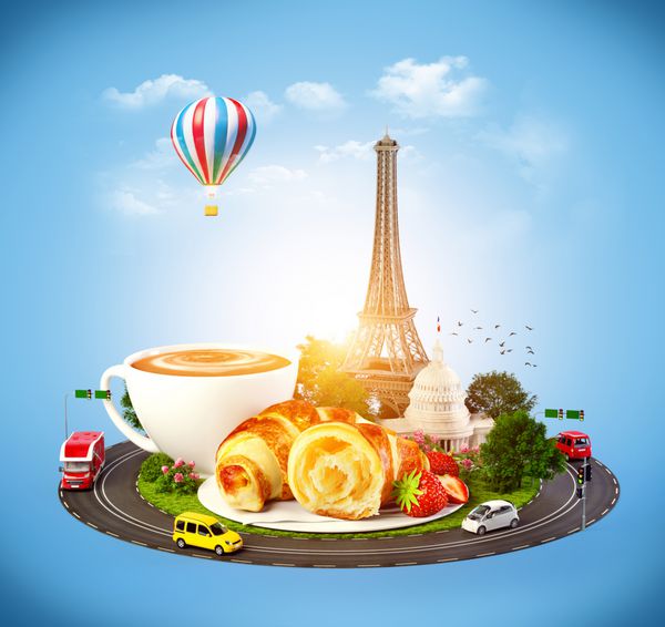 صبحانه در پاریس پس زمینه سفر