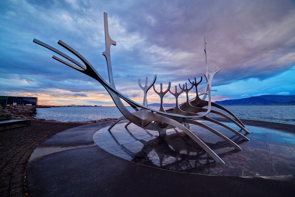 بنای یادبود سولفار سانکرافت در ریکیاویک در ایسلند