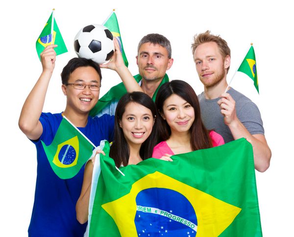 طرفداران فوتبال ورزشی برزیلی