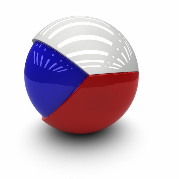 3D - پرچم جمهوری چک