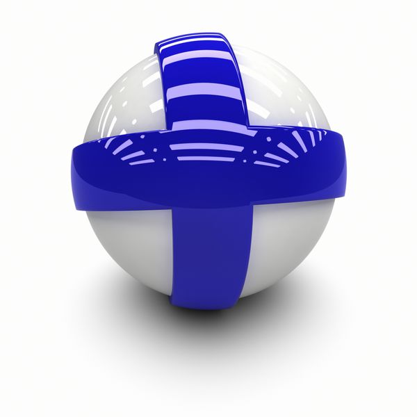 3D - پرچم فنلاند