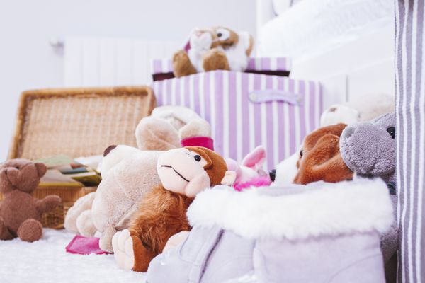 اسباب بازی های نرم در اتاق خواب کودک