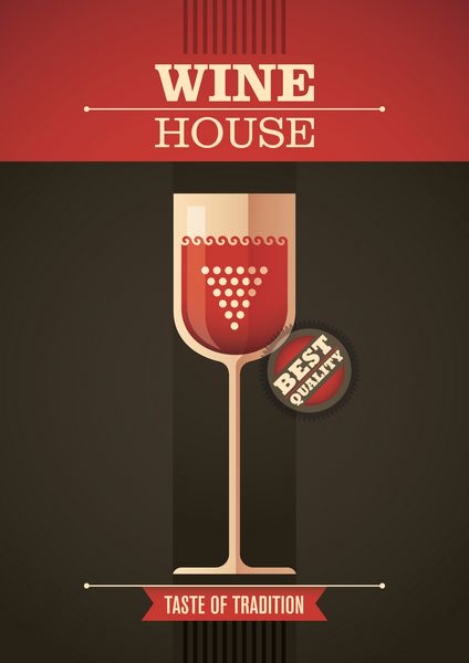 پوستر خانه شراب وکتور