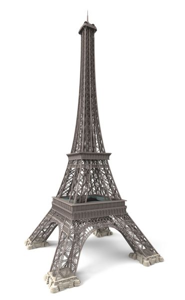 برج ایفل سه بعدی در پاریس