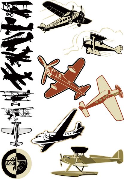 مجموعه هواپیماهای قدیمی و دوباله