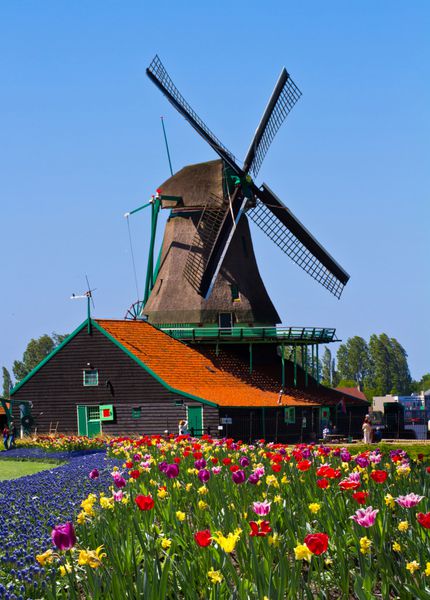 آسیاب بادی در هلند