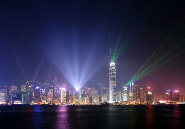 نمایش سمفوم نور در هنگ کنگ