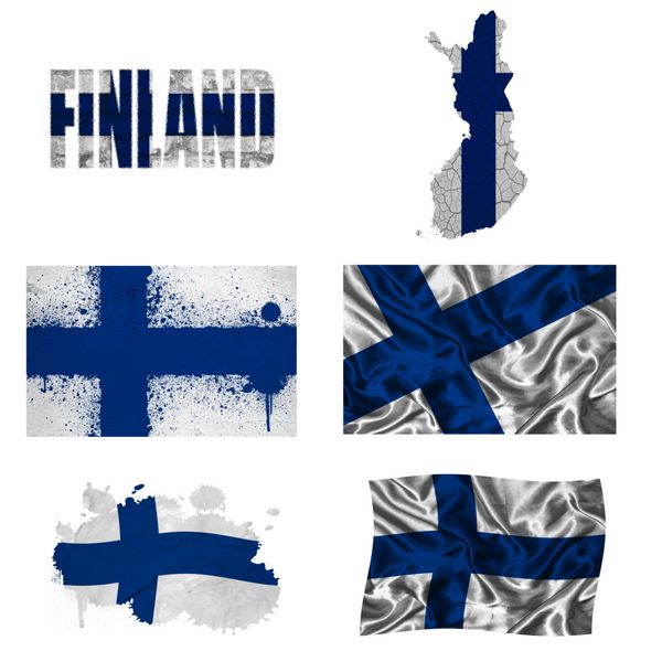 کلاژ پرچم فنلاند