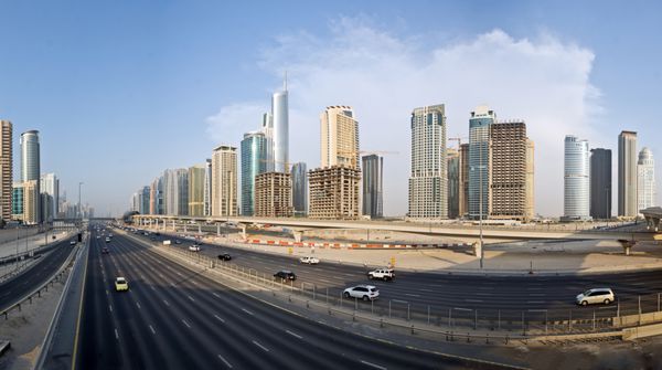 چشم انداز جاده شیخ زاید