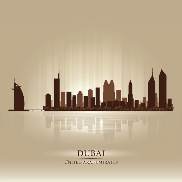 نمای شهر دبی امارات متحده عربی