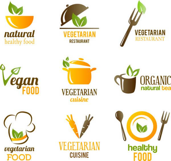 نمادهای غذای گیاهی