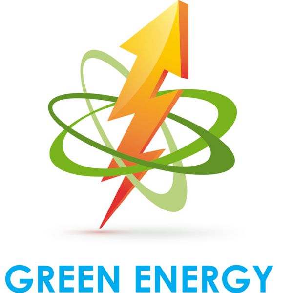 وکتور لوگوی انرژی سبز