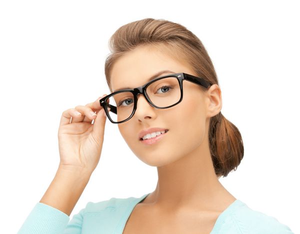 زن با عینک