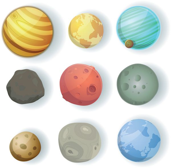 مجموعه سیارات کارتونی