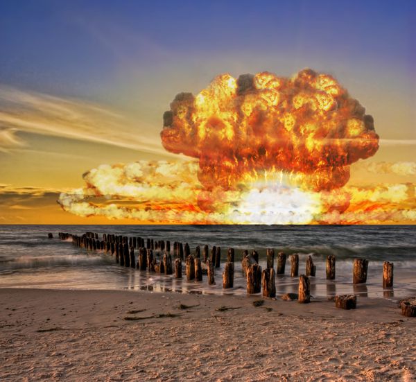آزمایش بمب هسته ای در اقیانوس