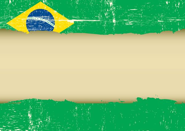پرچم خراشیده برزیل