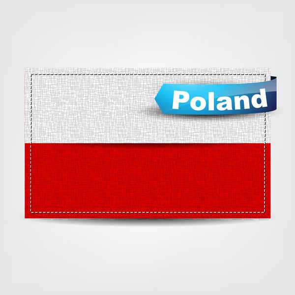بافت پارچه پرچم لهستان