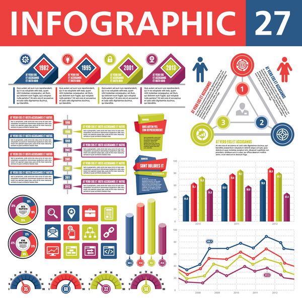 عناصر اینفوگرافیک 27