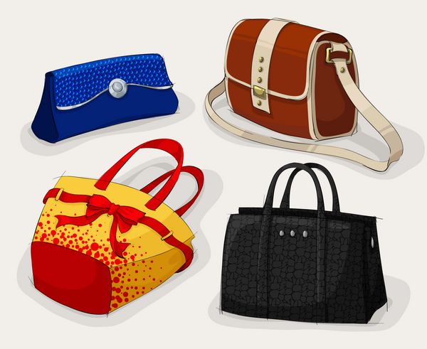 مجموعه ای از کیف های کلاسیک زنانه