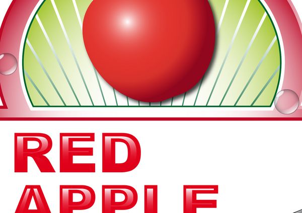 برچسب سیب قرمز برای marketpl