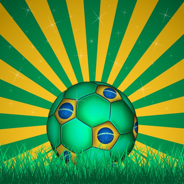 توپ برزیل جام جهانی فیفا وکتور