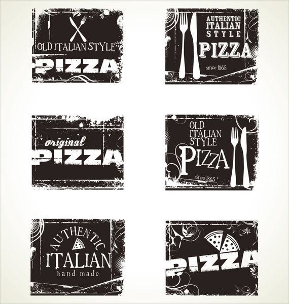 برچسب های پیتزا