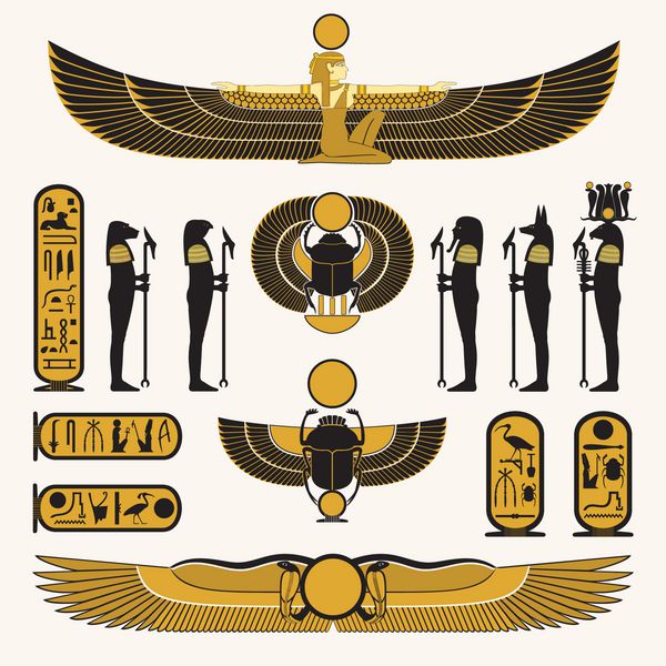 نمادها و تزئینات مصر باستان