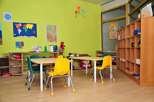 فضای داخلی کلاس پیش دبستانی مهدکودک