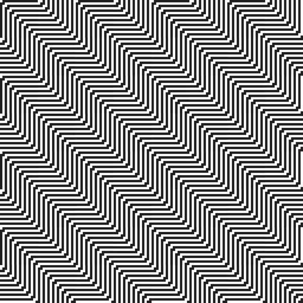 الگوی با خط سیاه و سفید در زیگزاگ