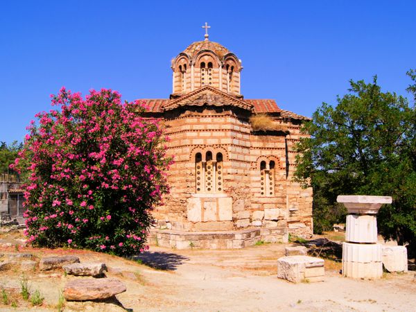کلیسای قدیمی ارتدکس در آگورا آتن یونان