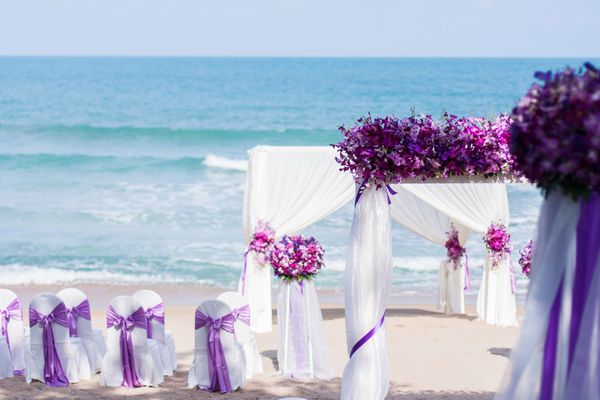 مراسم عروسی در ساحل