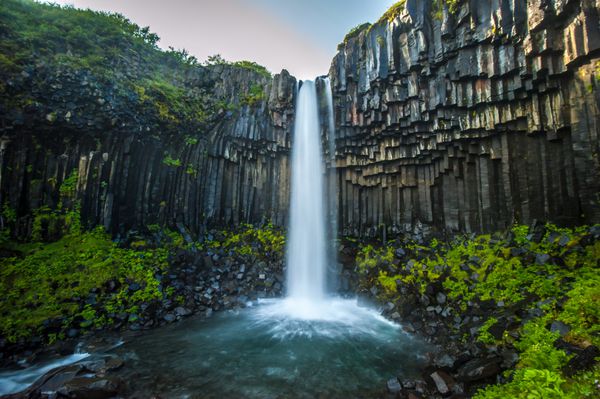 svartifoss آبشار سیاه ایسلند