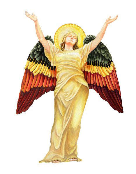 فرشته خدا نقاشی دیجیتال فرشته خدا