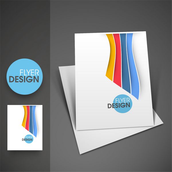 قالب تبلیغاتی رنگارنگ حرفه ای بروشور شرکتی یا طراحی جلد می تواند برای انتشار چاپ و ارائه استفاده شود