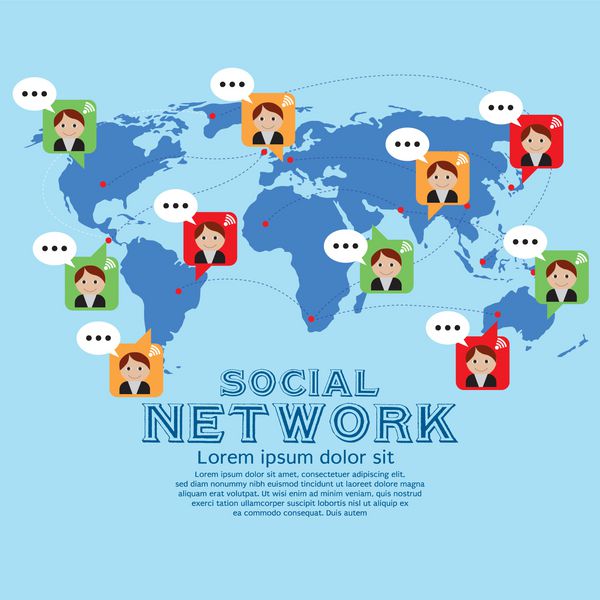 مفهوم وکتور شبکه اجتماعی