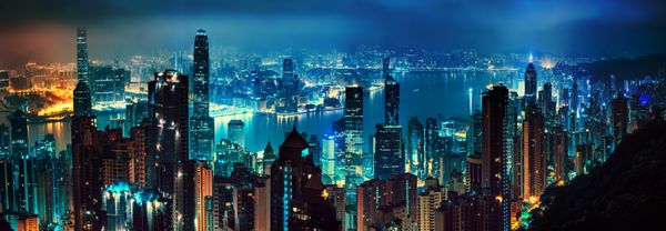 پانورامای عصر هنگ کنگ