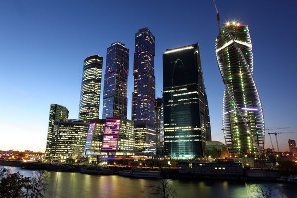 مرکز تجاری بین‌المللی شهر آسمان‌خراش‌ها مسکو روسیه