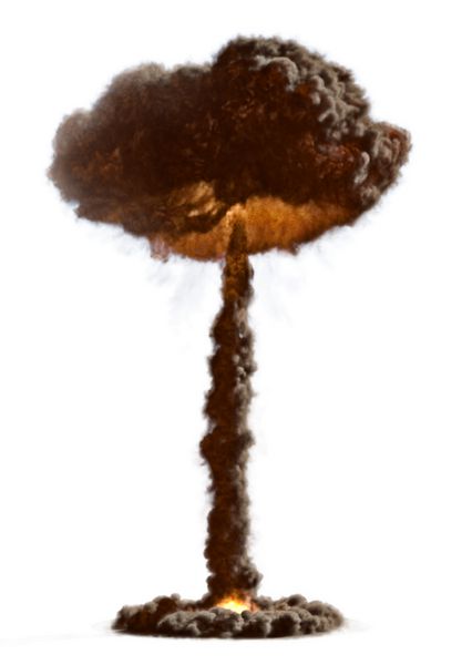 بمب هسته ای ابر قارچی شکل