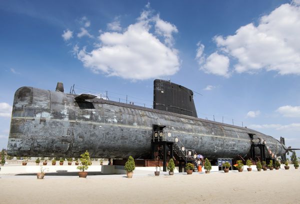 مالاکا مالزی 31 ژانویه 2014 - موزه زیردریایی دریایی