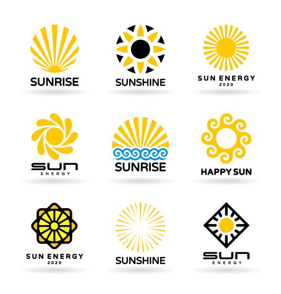 مجموعه ای از نمادهای خورشید 5