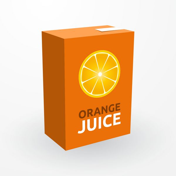 کارتن آب پرتقال