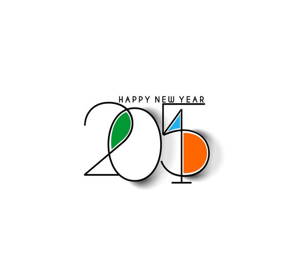 طراحی متن سال نو مبارک 2015