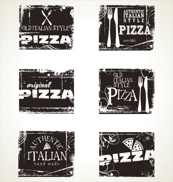 برچسب های پیتزا