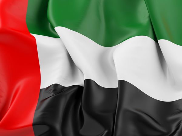 اهتزاز پرچم امارات متحده عربی