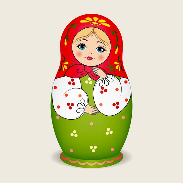 عروسک های روسی - ماتریوشکا وکتور