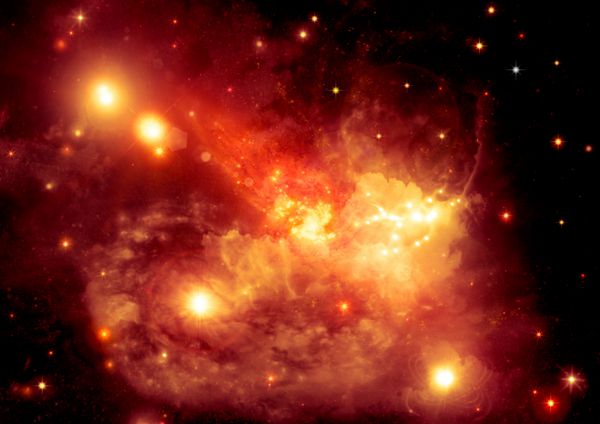 ستاره های یک سیاره و کهکشان در یک sp رایگان عناصر این تصویر مبله شده توسط ناسا