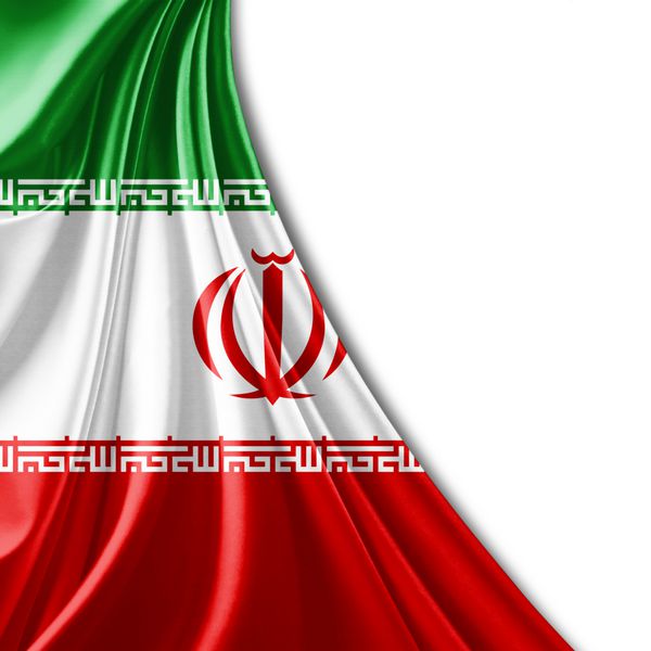پرچم ایران و زمینه سفید